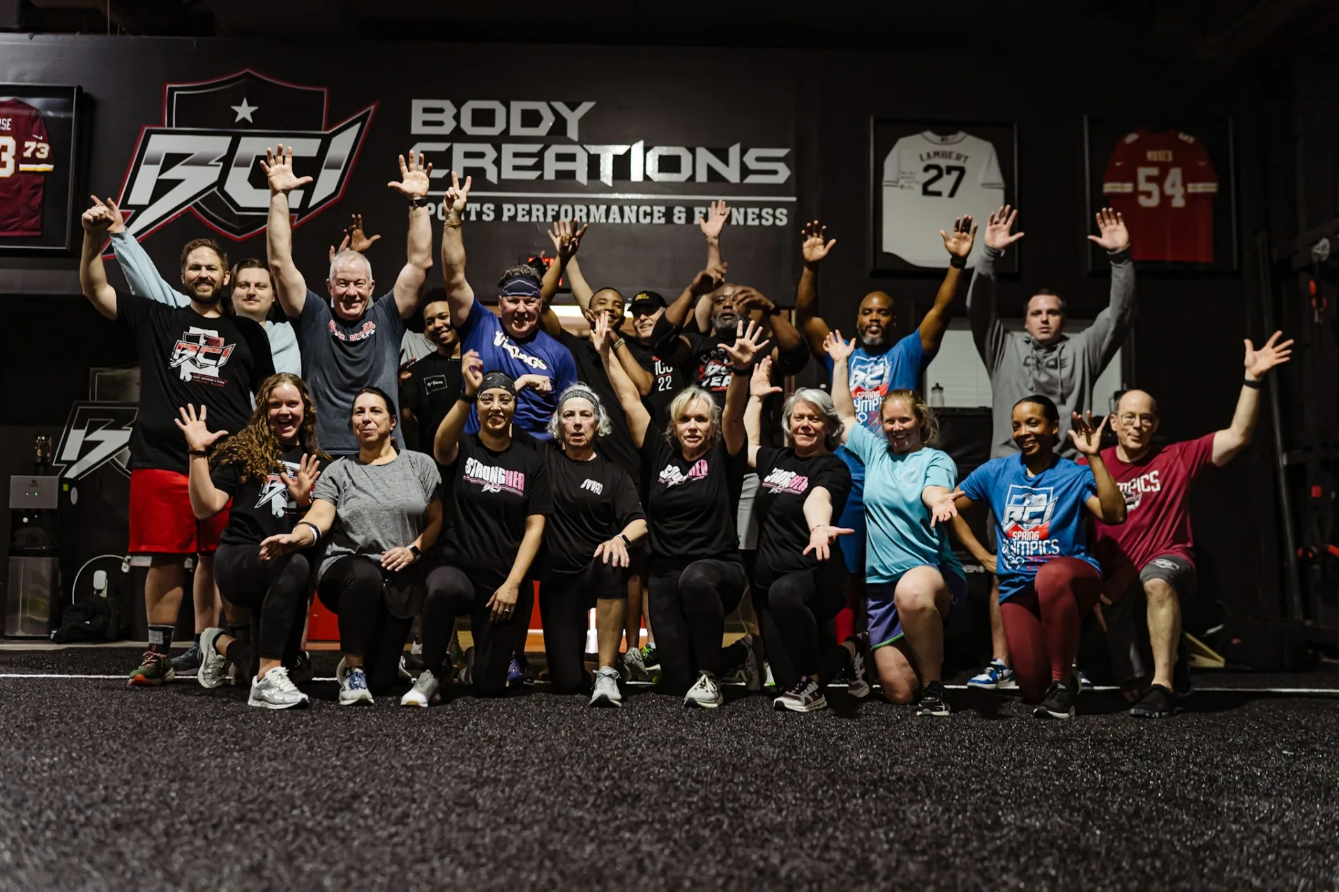 BCI group photo after challenge event